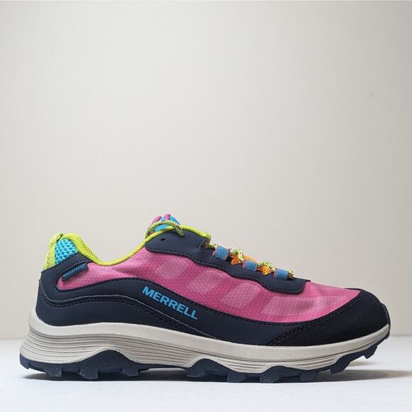Merrell Moab Speed Low Waterproof Size 6 Youth Hiking Sneaker MulticolorMK166215 - Picture 1 of 8